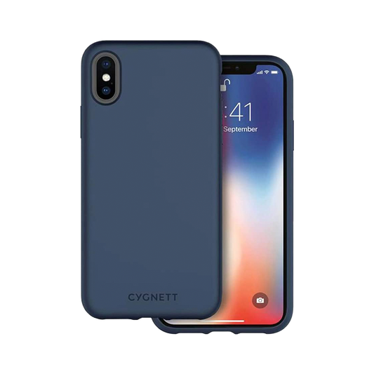 Cygnett Skin Soft feel Case for iPhone Xs, X - Navy