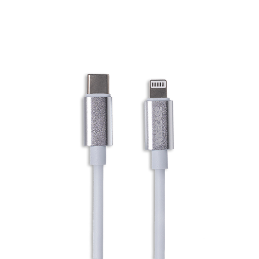 Wisecase Type-C to lightning Cable (1.5M) White