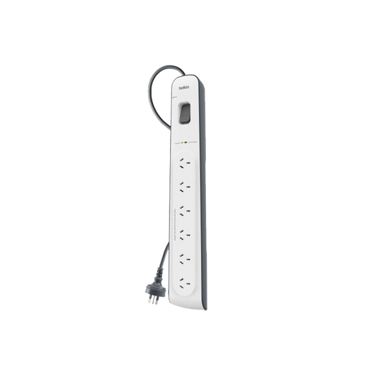 Belkin 6-Outlet Surge Protection Strip with 2M Power Cord