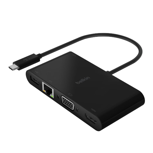 Belkin USB-C Multimedia + Charge Adapter