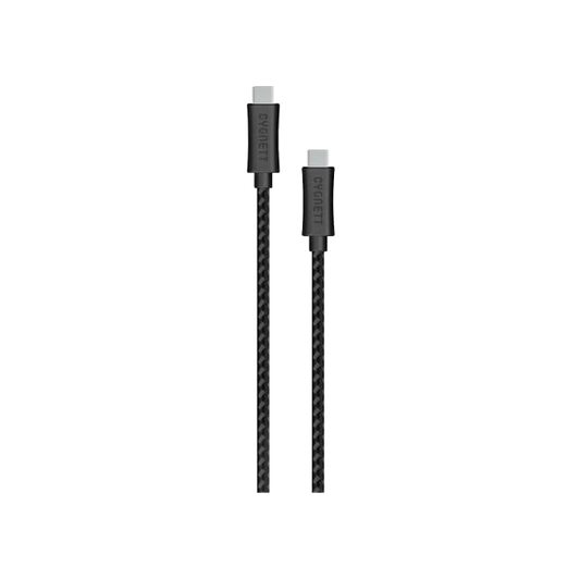 Cygnett LightSpeed USB-C/ USB-C 2.0 Cable 1M - Braided Black/Grey