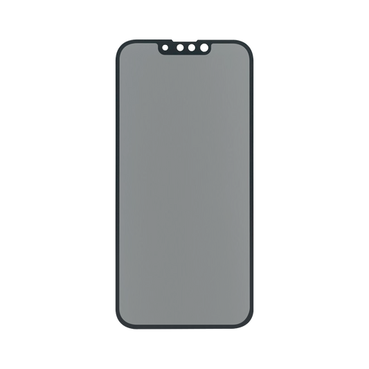 Doormoon iPhone 14/13/13Pro 5D Tempered Glass Privacy - Black