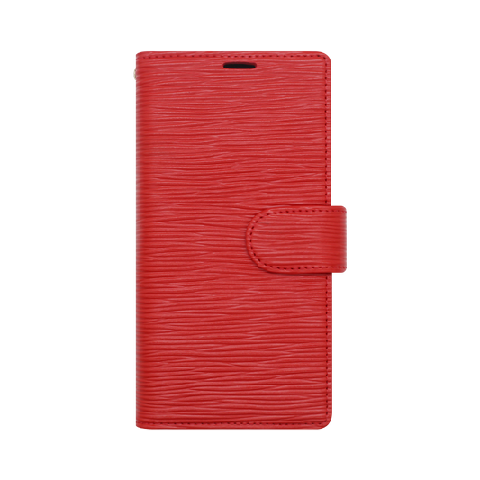 Wisecase Samsung Galaxy S23 Ultra Deluxe Wallet Folio Red