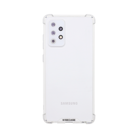 Wisecase Samsung Galaxy A72 Tough Gel Case - Clear