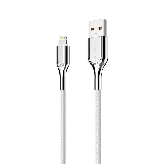 Cygnett Armoured Lightning to USB-A Cable 1M - White