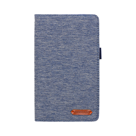 Wisecase Lenovo Tab M7 7 3rd MERC Folio Canvsa Series Blue