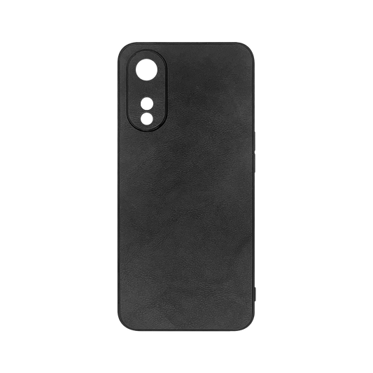 Wisecase OPPO A78 5G PU Protective Cover Black