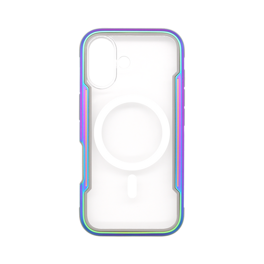 Wisecse iPhone 16 Bastion case with Magsafe Iridescent