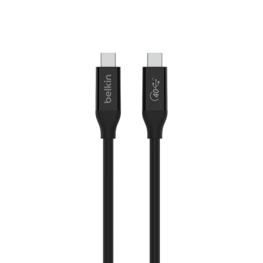 Belkin USB 4.0 Cable (USB-C to USB-C) 0.8m, Black