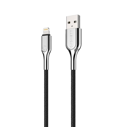 Cygnett Armoured Lightning to USB-A Cable 1M - Black