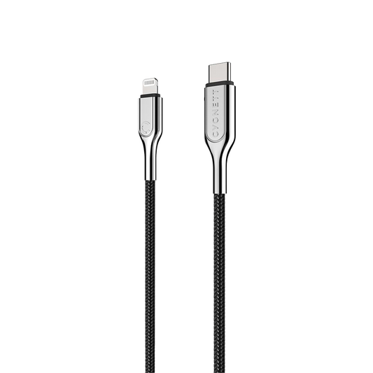 Cygnett Armoured Lightning to USB-C Cable 2m - Black