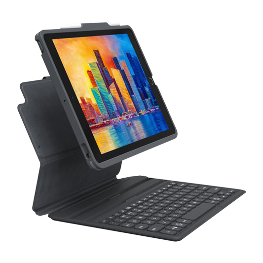 Zagg Pro Keys Wireless Keyboard and Detachable Case For iPad 10.2 Pro - Black/Grey