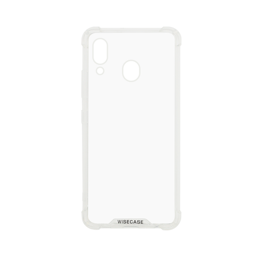 Wisecase Samsung Galaxy A20/30 Tough Gel Case - Clear