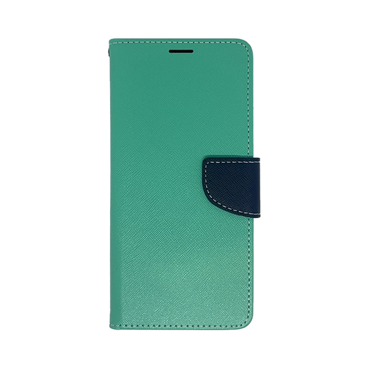 Wisecase Samsung Galaxy A55 MERC Wallet --Cyan+Dark Blue