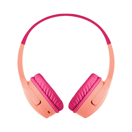 Belkin SoundForm Mini Wireless On-Ear Headphones for Kids - Pink