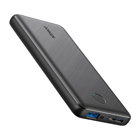 Anker Powercore Slim 10,000mAh High Speed PowerIQ Power Bank - Black