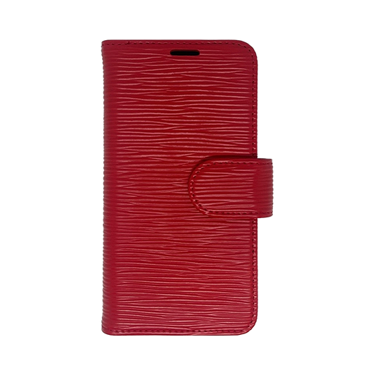 Wisecase Samsung Galaxy S24 Deluxe Wallet Folio Red