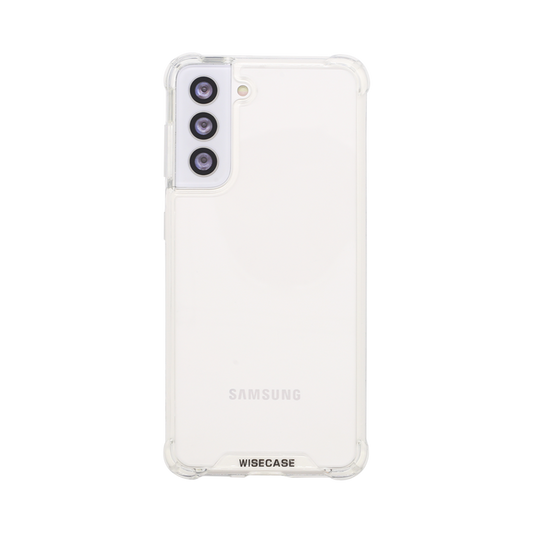 Wisecase Samsung Galaxy S21 Tough Gel Case - Clear