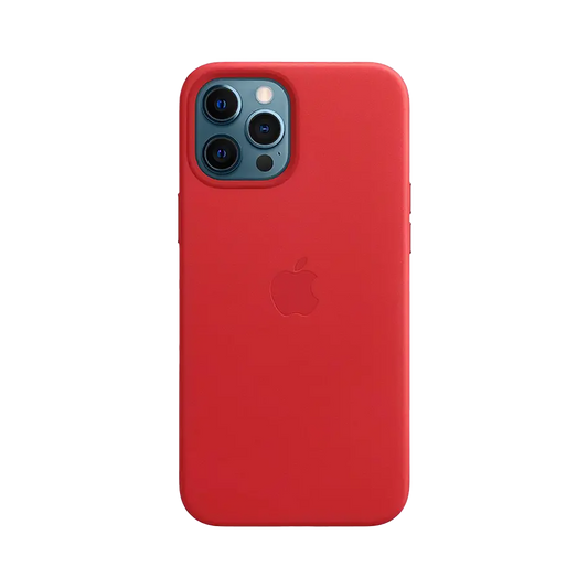 Apple iPhone12 Pro Max Leather Case SCARLET