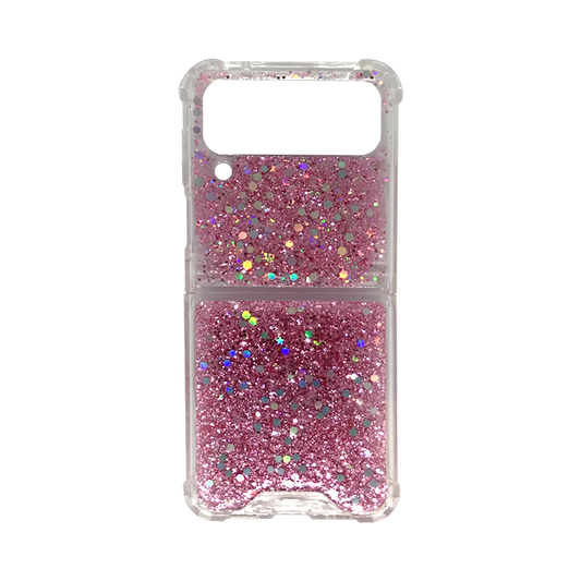 Wisecase Sam Galaxy Z Flip 4 Glitter Pink