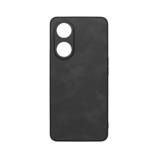 Wisecase OPPO A98 5G PU Protective Cover Black