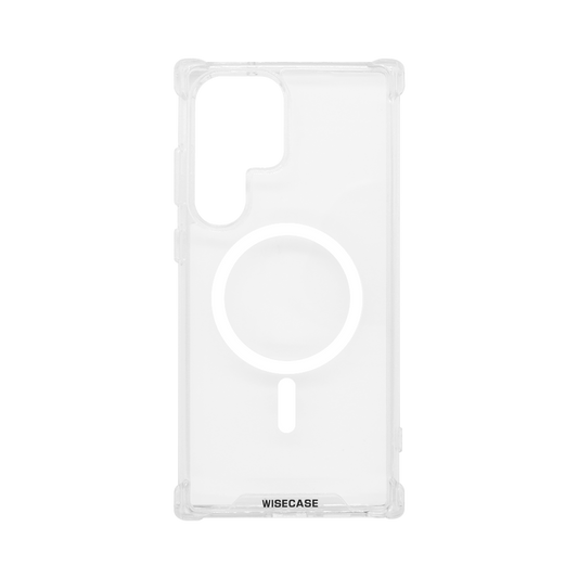 Wisecase Samsung Galaxy S23Ultra Tough Gel Magsafe Clear