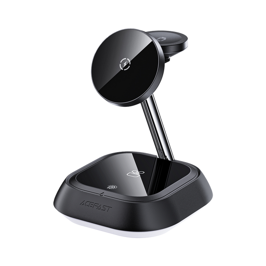 Acefast E16 desktop 3-in-1 wireless charging holder black