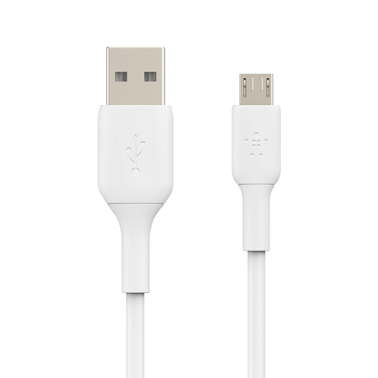 Belkin BoostCharge USB-A to Micro-USB Cable, 1m Universally compatible - White