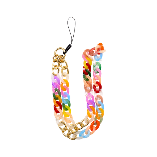 Doormoon Curb Phone Chain 87cm - Rainbow