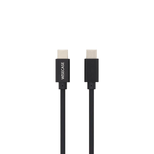 Wisecase USB-C to USB-C Black 3M