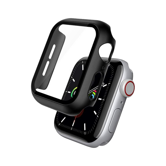 Doormoon Apple Watch 44mm/SE 44mm Protective Glass Case Black