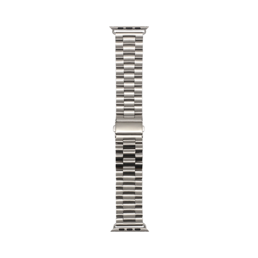 Wisecase Stainless Steel Watch Band for Apple Watch 42/44/45/49mm Sliver