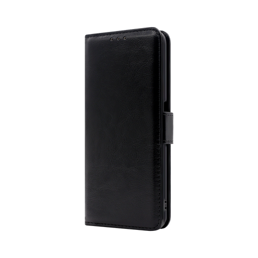 Wisecase OPPO A96 4G Wallet PU Case Black