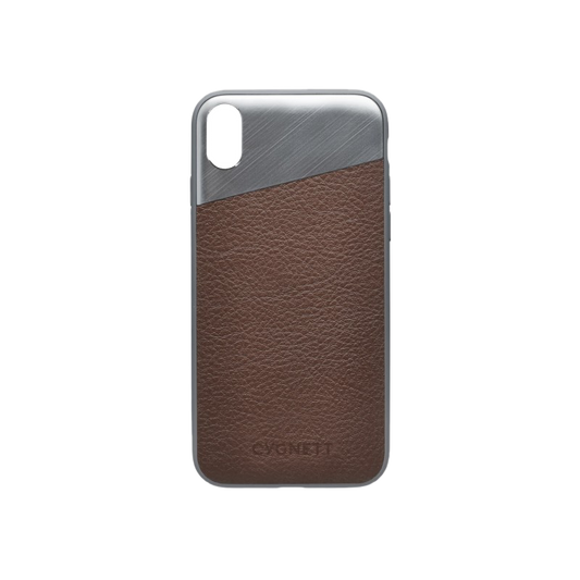 Cygnett Element Leather Case for iPhone X/XS - Brown