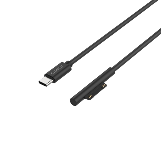 Cygnett USB-C to Microsoft Surface Laptop Cable 1m Black