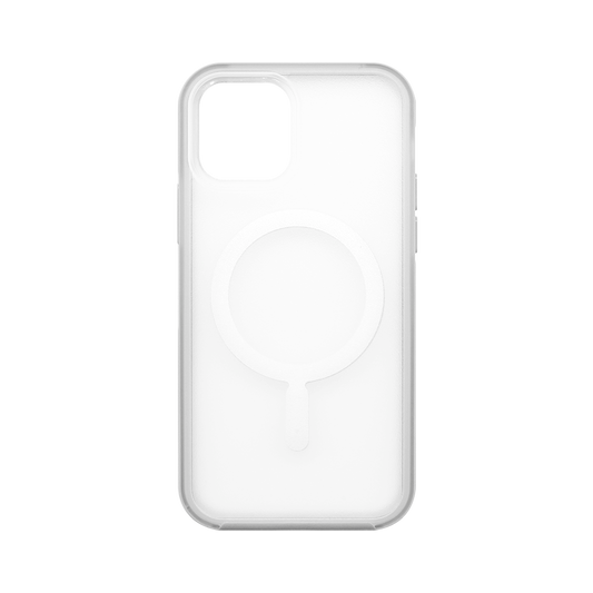 Wisecase iPhone12/12Pro MixMatt With MagSafe Clear+White