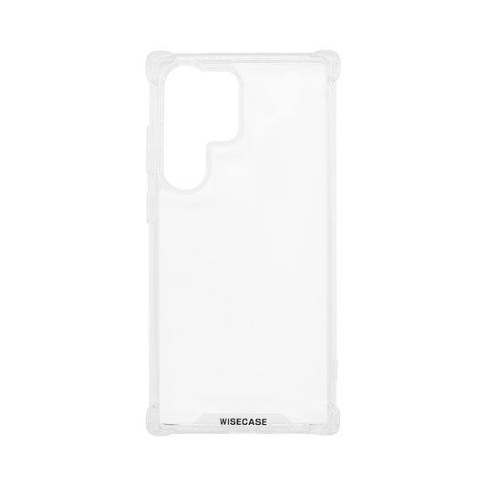 Wisecase Samsung Galaxy S23 Ultra Tough Gel Case - Clear